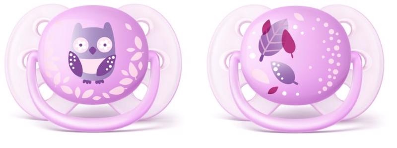 Avent cumlík Ultrasoft obrázok 0-6 m 2 ks dievča