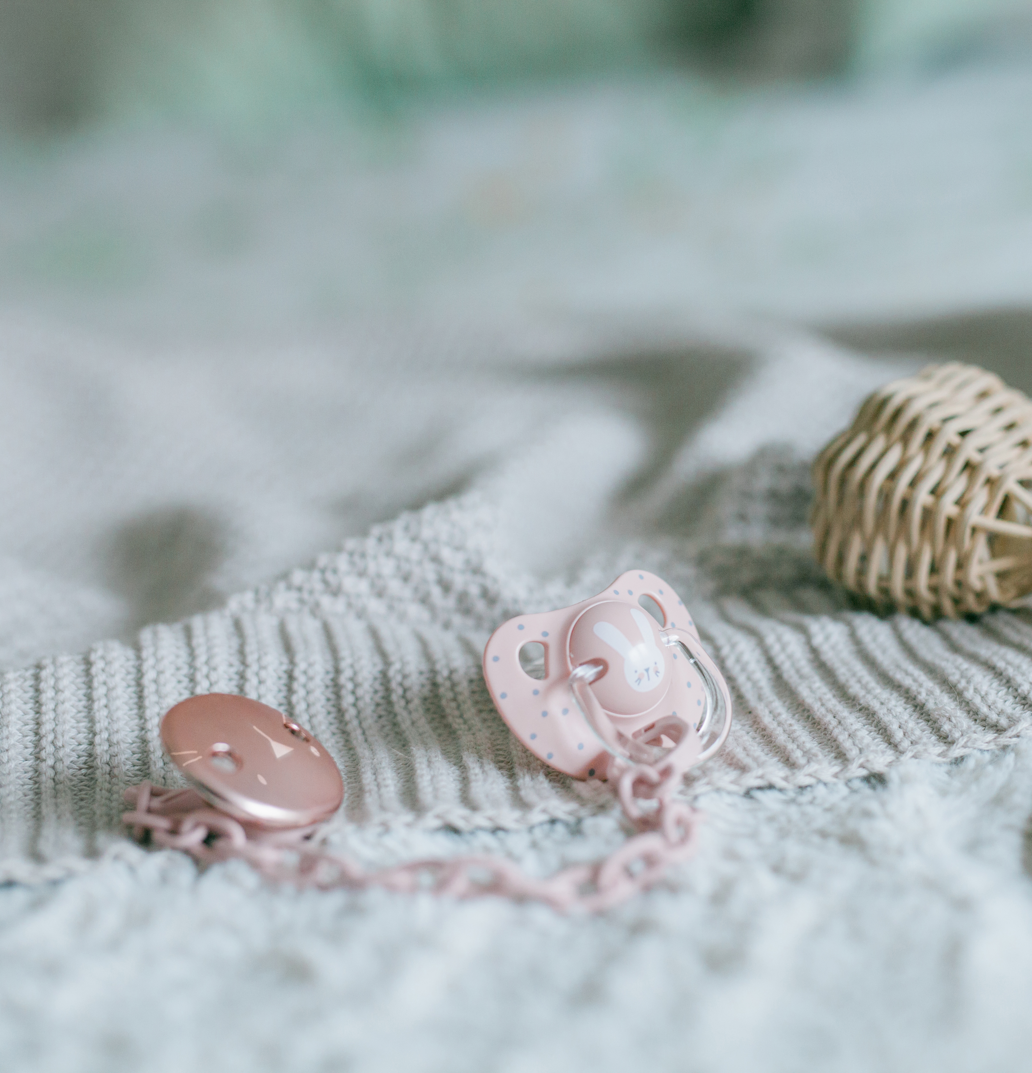 PREMIUM KLIP na cumlík HYGGE - RUŽOVÁ