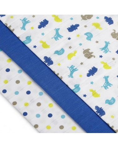 TETRA PLIENKY TOP KVALITA, S POTLAČOU, 70X70, BLUE GIRAFFES