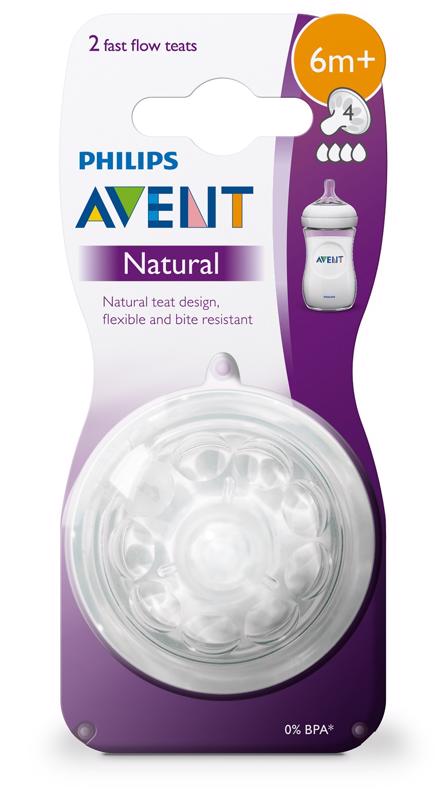 Avent cumlík Natural.2 rýchly, 2 ks