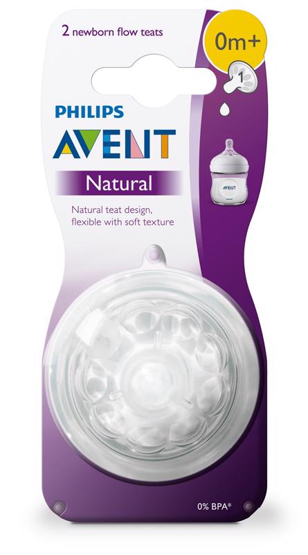 Avent cumlík Natural.2 novorodenecký 2 ks