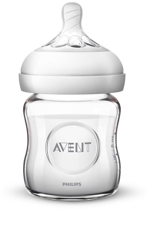 Avent fľaša 120ml Natural.2 SKLO