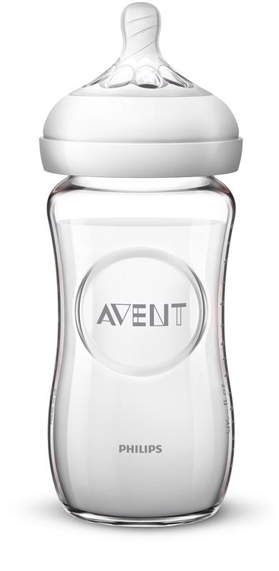 Avent fľaša 240ml Natural.2 SKLO