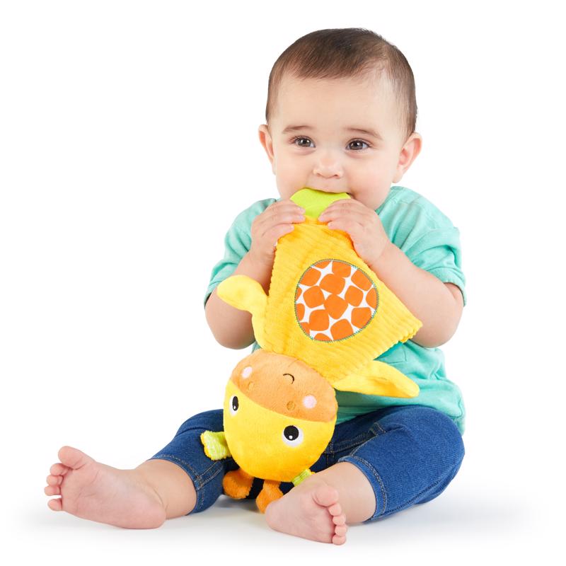 Hračka - hryzačka Snuggle&Teethe žirafa 0m+