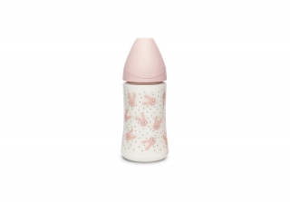 PREMIUM FĽAŠA 270 ml 3P HYGGE KRÁLIK - RUŽOVÁ