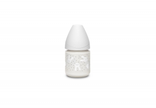 FĽAŠA SKLO 120 ml S HYGGE - SIVÁ