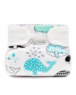 ORTOPEDICKÉ ABDUKČNÉ NOHAVIČKY - SUCHÝ ZIPS, WHALES (3-6KG)