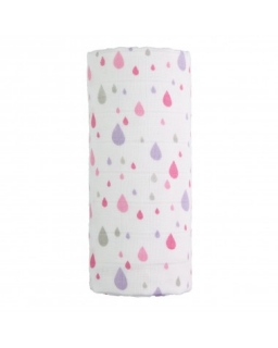 VEĽKÁ BAVLNENÁ TETRA OSUŠKA, PINK DROPS