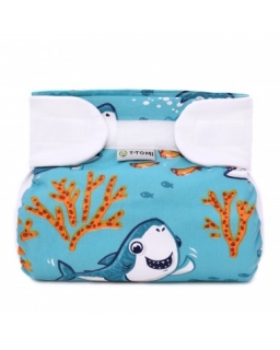 ORTOPEDICKÉ ABDUKČNÉ NOHAVIČKY - SUCHÝ ZIPS, SHARKS (5-9KG)