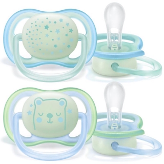 Avent cumlík ultra air nočný 0-6m chlapec 2 ks